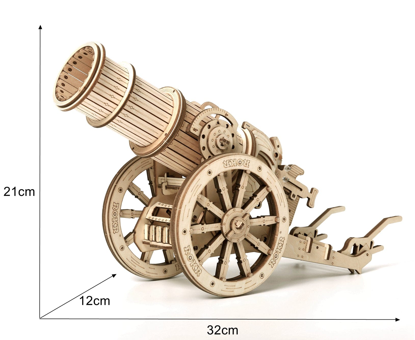 mon puzzle 3d  Canon Puzzle 3D Bois Armes Médiévales