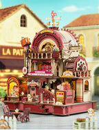 mon puzzle 3d  Puzzle 3D Bois Atelier Dessert Lumineux