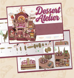 mon puzzle 3d  Puzzle 3D Bois Atelier Dessert Lumineux