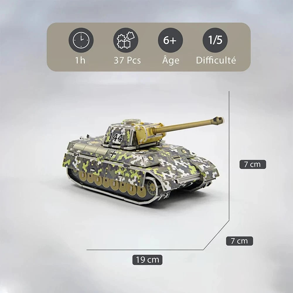 mon puzzle 3d  Puzzle 3D bois avions et Tanks Militaires