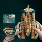 mon puzzle 3d Puzzle 3D bois bateau Dirigeable Fantastique