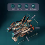 mon puzzle 3d Puzzle 3D bois bateau Dirigeable Fantastique