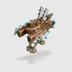 mon puzzle 3d Orange Puzzle 3D bois bateau Dirigeable Fantastique