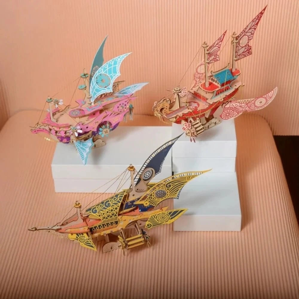 mon puzzle 3d  Puzzle 3D bois – Bateau Fantaisie