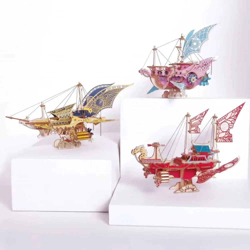 mon puzzle 3d  Puzzle 3D bois – Bateau Fantaisie