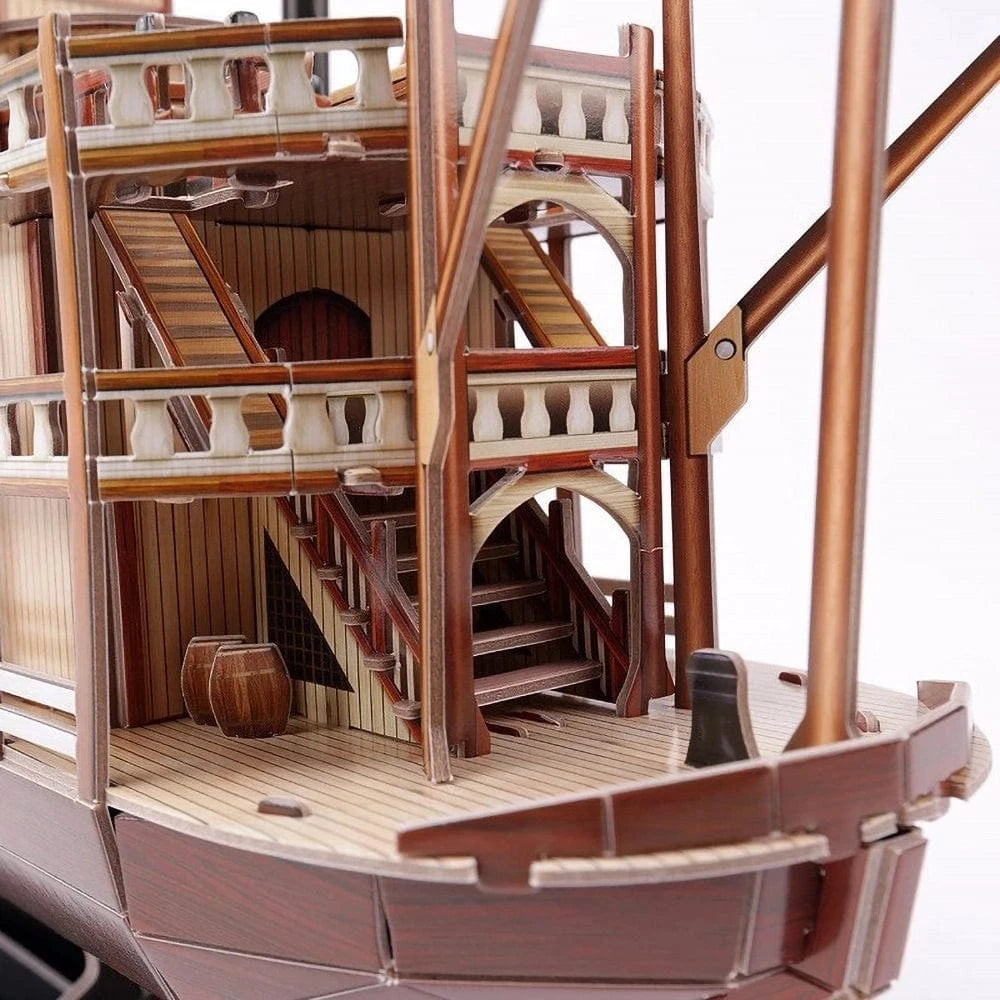 mon puzzle 3d  Puzzle 3D bois bateau Mississippi