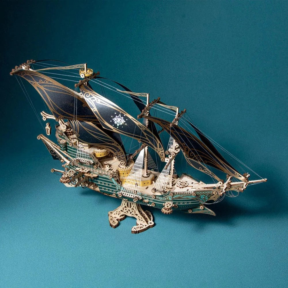 mon puzzle 3d  Puzzle 3D bois bateau - Vaisseau Mystique