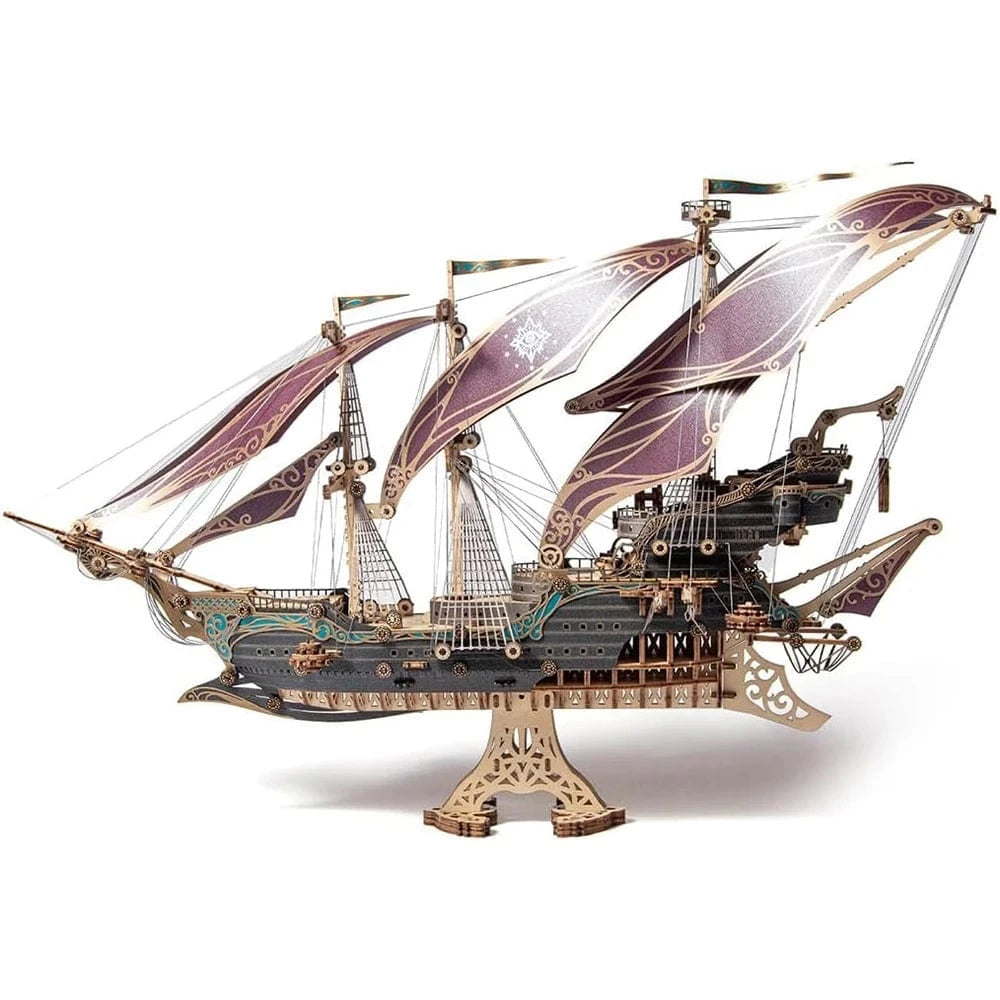 mon puzzle 3d  Puzzle 3D bois bateau - Vaisseau Mystique