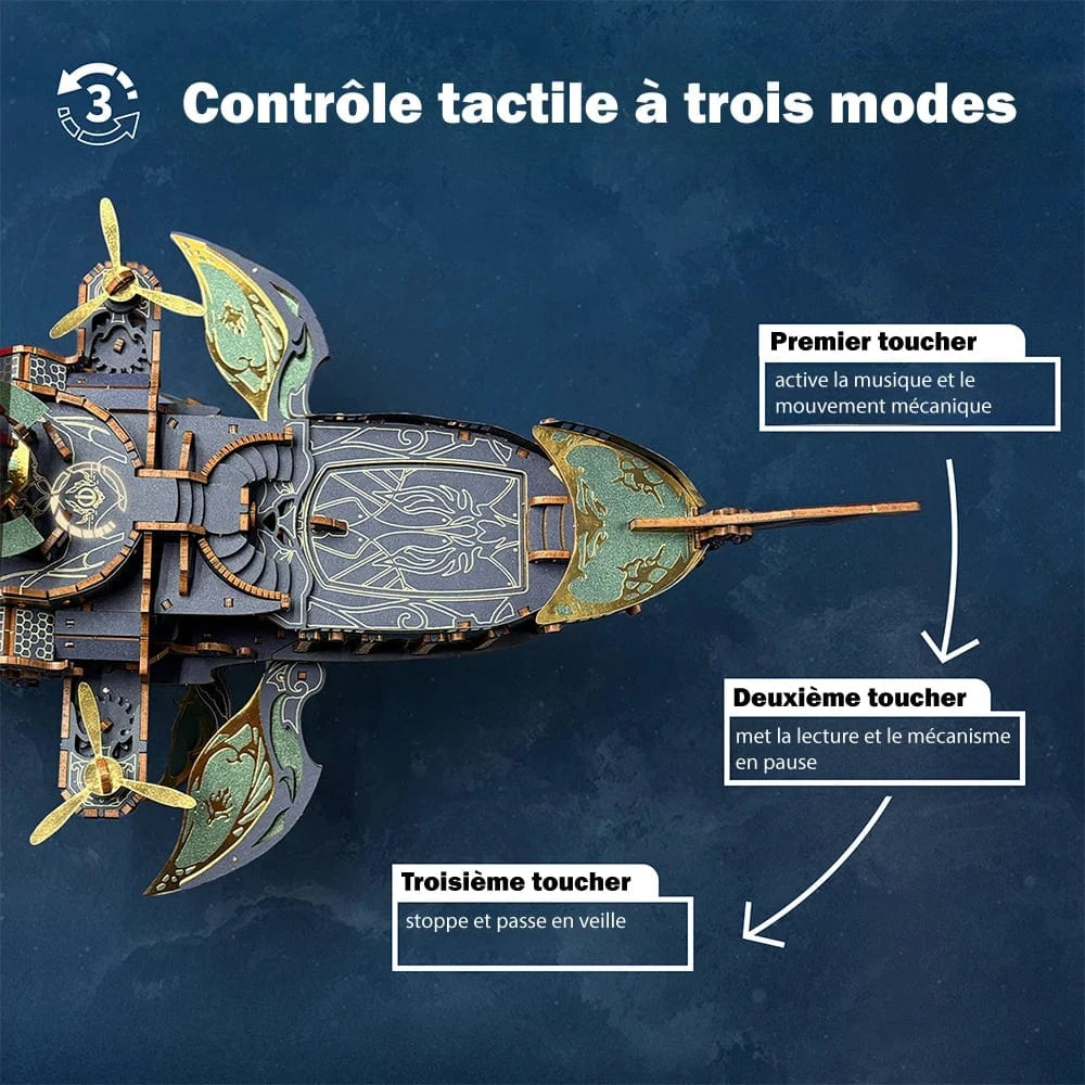 mon puzzle 3d  Puzzle 3D bois bateau - Vaisseau Royal