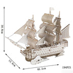 mon puzzle 3d  Puzzle 3D Bois Bateau Victory