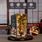 mon puzzle 3d  Puzzle 3D Bois – book nook Boutique de Potions Magiques