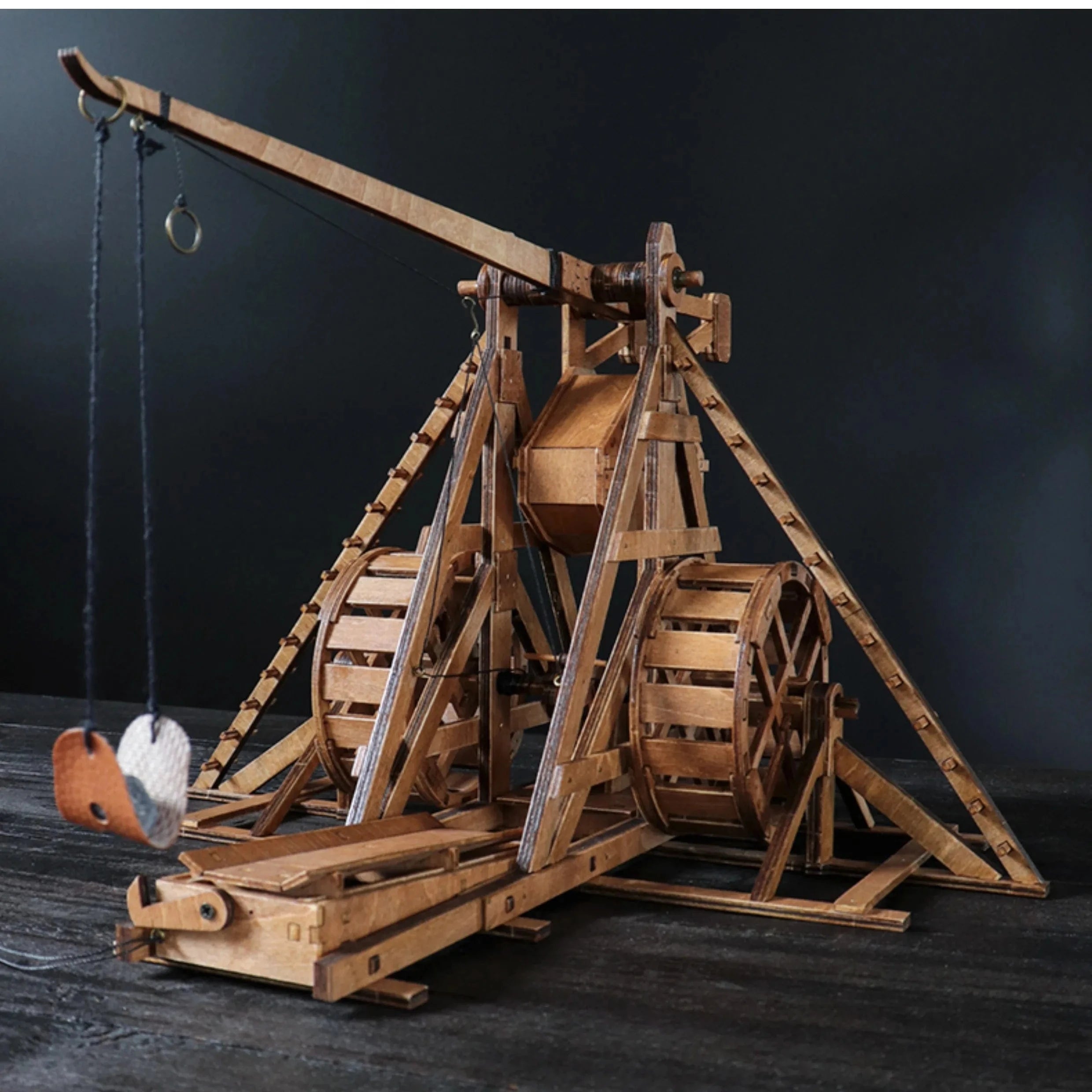 mon puzzle 3d  Puzzle 3D Bois Catapulte Trébuchet