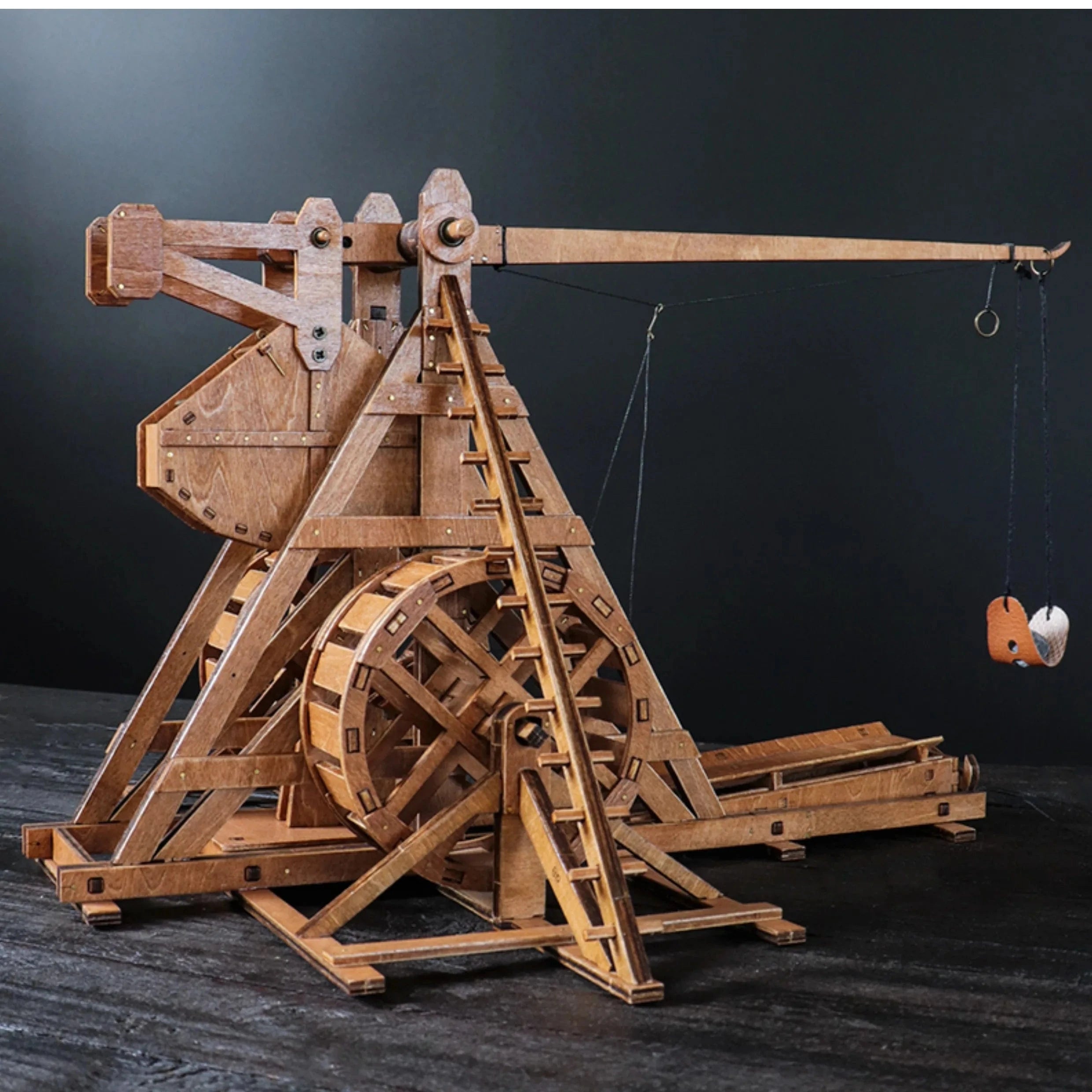 mon puzzle 3d  Puzzle 3D Bois Catapulte Trébuchet