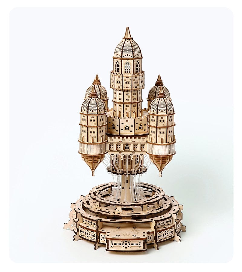 mon puzzle 3d  Puzzle 3D Bois Château Volant Laputa
