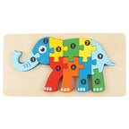 mon puzzle 3d  Puzzle 3D Bois coffret Éducatif – Animaux & Véhicules pour Enfants