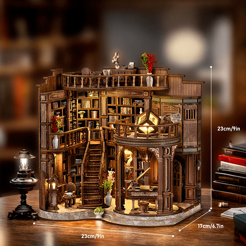 mon puzzle 3d  Puzzle 3D Bois Cottage Rêveur Lumineux