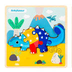 mon puzzle 3d  Puzzle 3D Bois Dinosaure pour Enfants