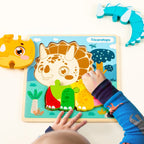 mon puzzle 3d  Puzzle 3D Bois Dinosaure pour Enfants