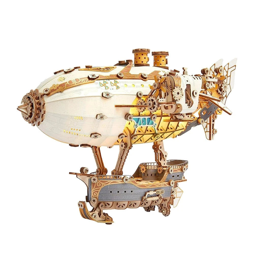 mon puzzle 3d  Puzzle 3D Bois - Dirigeable Fantastique lumineux