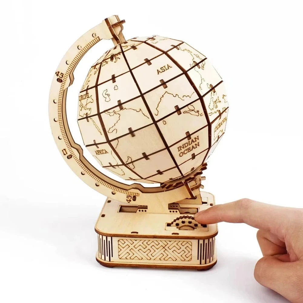 mon puzzle 3d  Puzzle 3D Bois Globe Classique