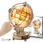 mon puzzle 3d  Puzzle 3D Bois Globe Mécanique
