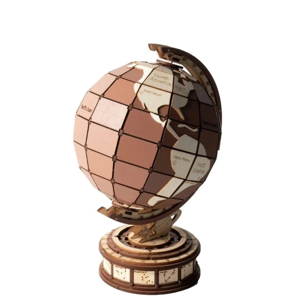 mon puzzle 3d  Puzzle 3D Bois Globe Vintage