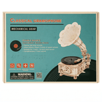mon puzzle 3d  Puzzle 3D Bois Gramophone Classique