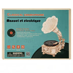 mon puzzle 3d  électrique Puzzle 3D Bois Gramophone Classique