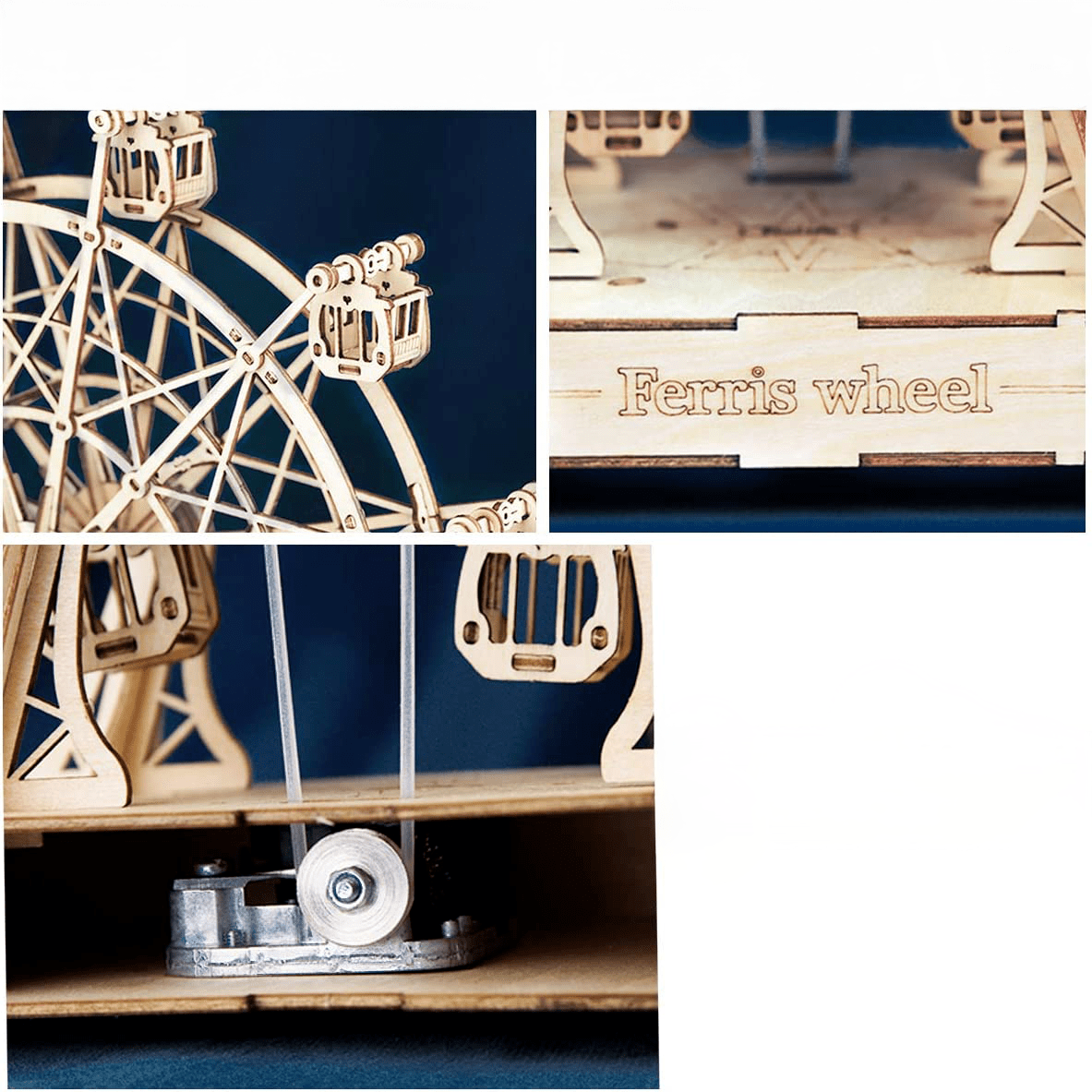 mon puzzle 3d  Puzzle 3D Bois Grande Roue Rotative