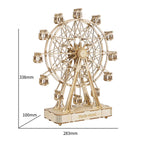 mon puzzle 3d  Puzzle 3D Bois Grande Roue Rotative