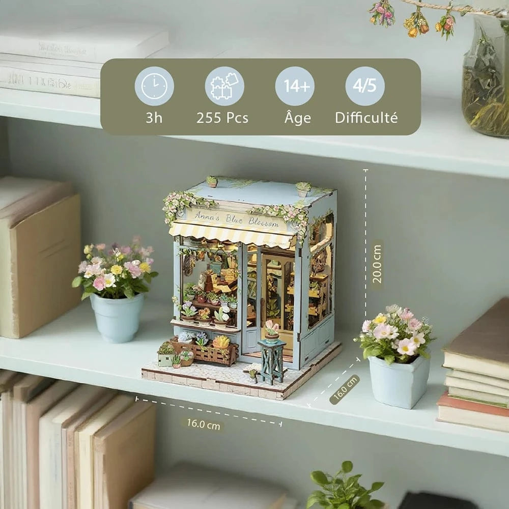 mon puzzle 3d  Puzzle 3D Bois magasin fleuriste