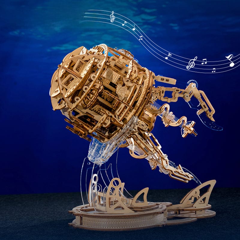 mon puzzle 3d  Puzzle 3D Bois Méduse Aurore Lumineuse