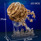 mon puzzle 3d  Puzzle 3D Bois Méduse Aurore Lumineuse