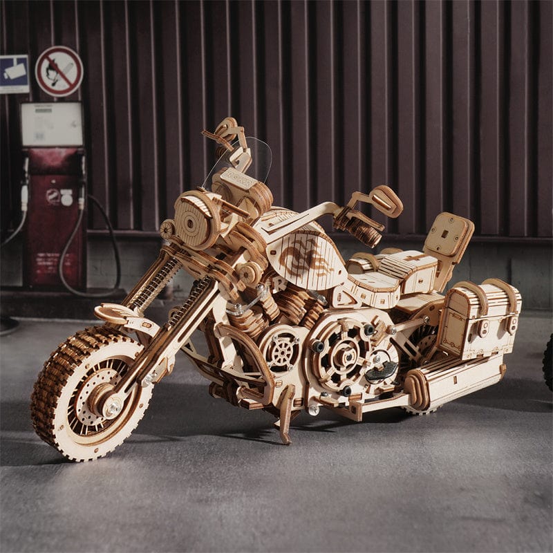 mon puzzle 3d  Puzzle 3D Bois Moto Cruiser
