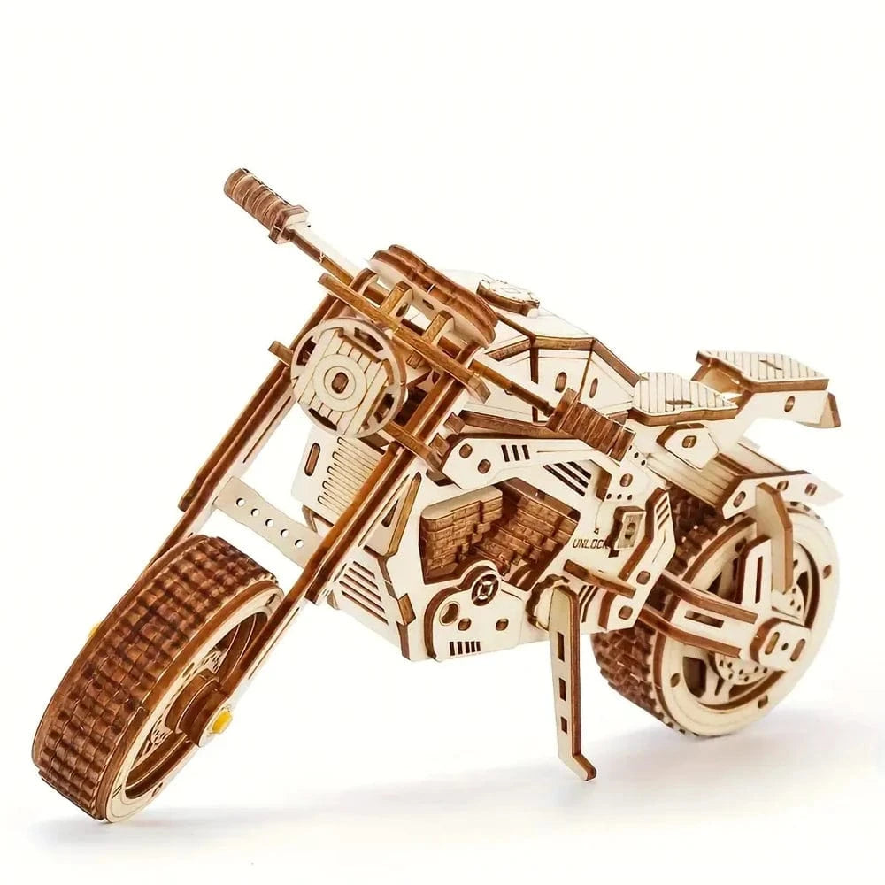 mon puzzle 3d  Puzzle 3D Bois – Moto Vintage Café Racer