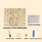 mon puzzle 3d  Puzzle 3D Bois – Moto Vintage Café Racer