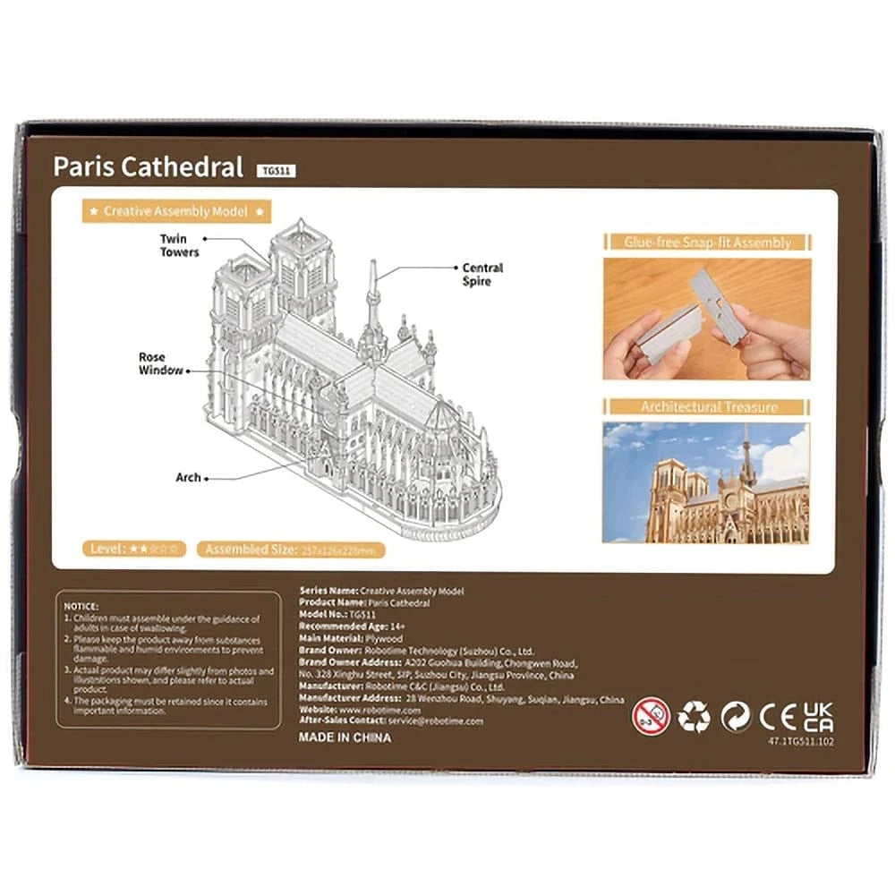 mon puzzle 3d  Puzzle 3D Bois Notre-Dame de Paris Classique