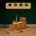 mon puzzle 3d  Puzzle 3D Bois Notre-Dame de Paris Couleurs
