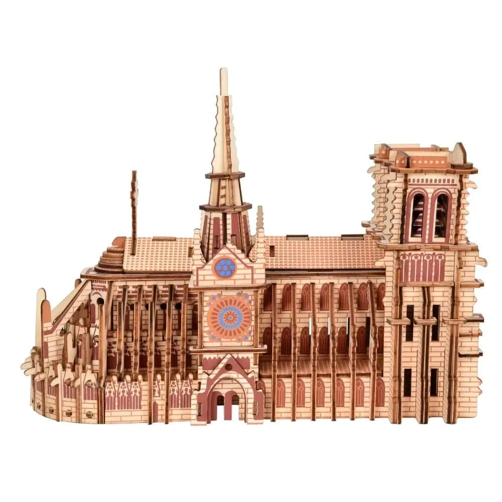 mon puzzle 3d  Puzzle 3D Bois Notre-Dame de Paris Couleurs