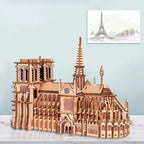 mon puzzle 3d  Puzzle 3D Bois Notre-Dame de Paris Couleurs