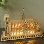 mon puzzle 3d  Puzzle 3D Bois Notre-Dame de Paris Lumière