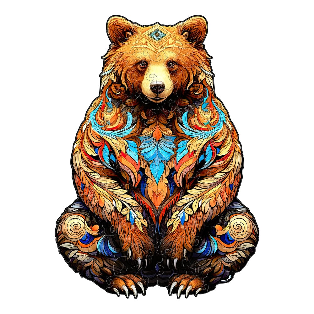 mon puzzle 3d  Puzzle 3D Bois Ours Grizzly