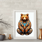 mon puzzle 3d  Puzzle 3D Bois Ours Grizzly