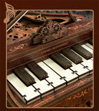 mon puzzle 3d  Puzzle 3D Bois Piano Miniature