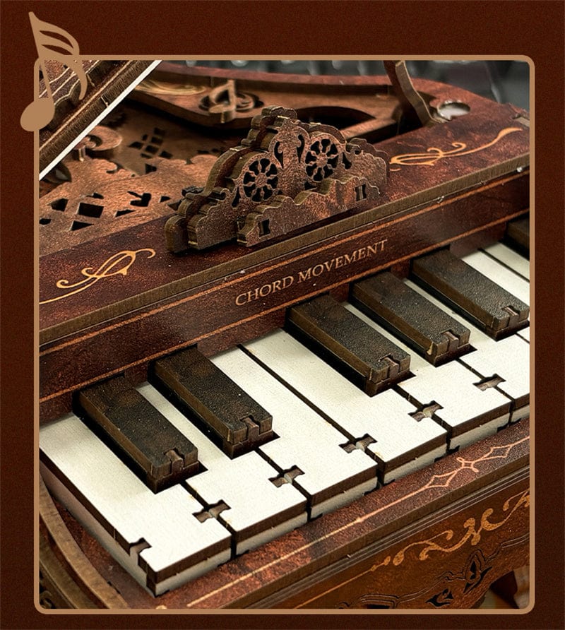 mon puzzle 3d  Puzzle 3D Bois Piano Miniature
