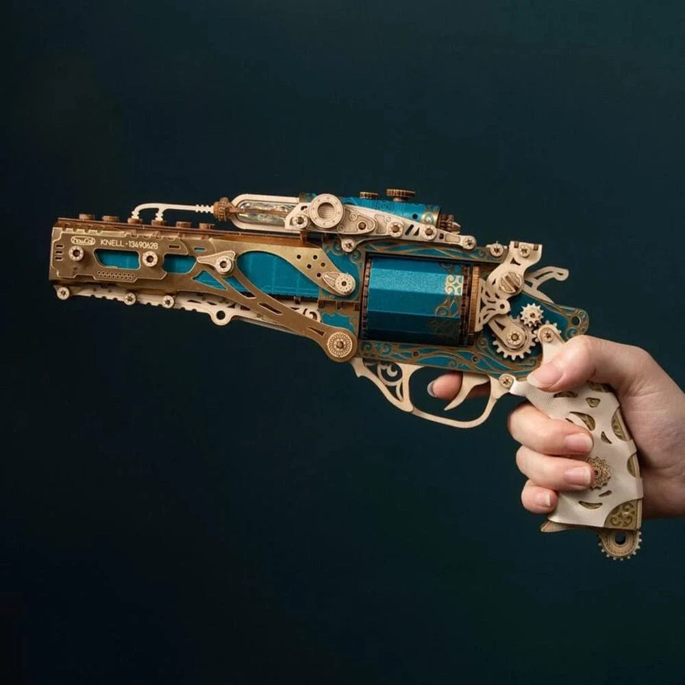mon puzzle 3d  Puzzle 3D Bois Revolver Steampunk