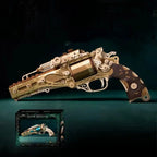 mon puzzle 3d  Brun Vintage Puzzle 3D Bois Revolver Steampunk