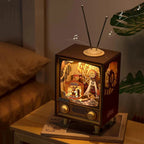 mon puzzle 3d  Puzzle 3D Bois Télévision Rétro