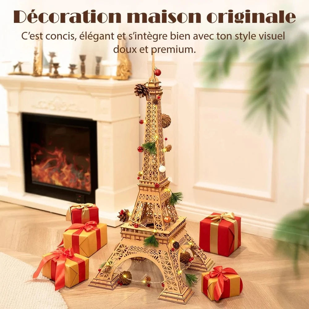 mon puzzle 3d  Puzzle 3D bois Tour Eiffel Classique