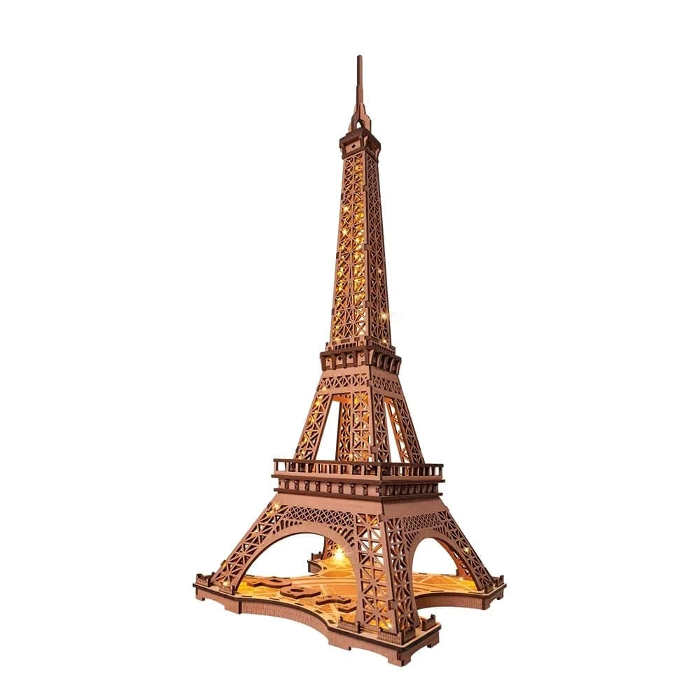 mon puzzle 3d  Puzzle 3D Bois Tour Eiffel lumineuse